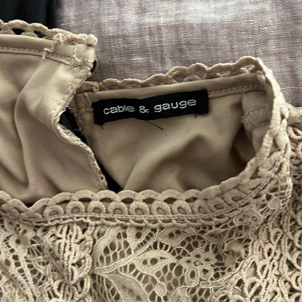 Cable and gauge